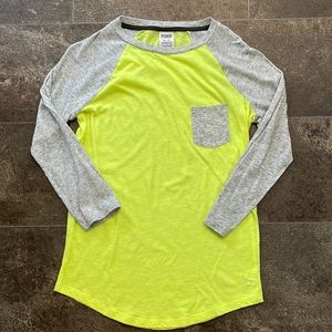 Victoria’s Secret PINK. Baseball Tee. XSmall.